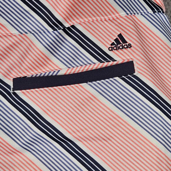 VTG Adidas Women's Climacool Golf Tennis Skort Coral  Navy Performance Fabric - Picture 6 of 16